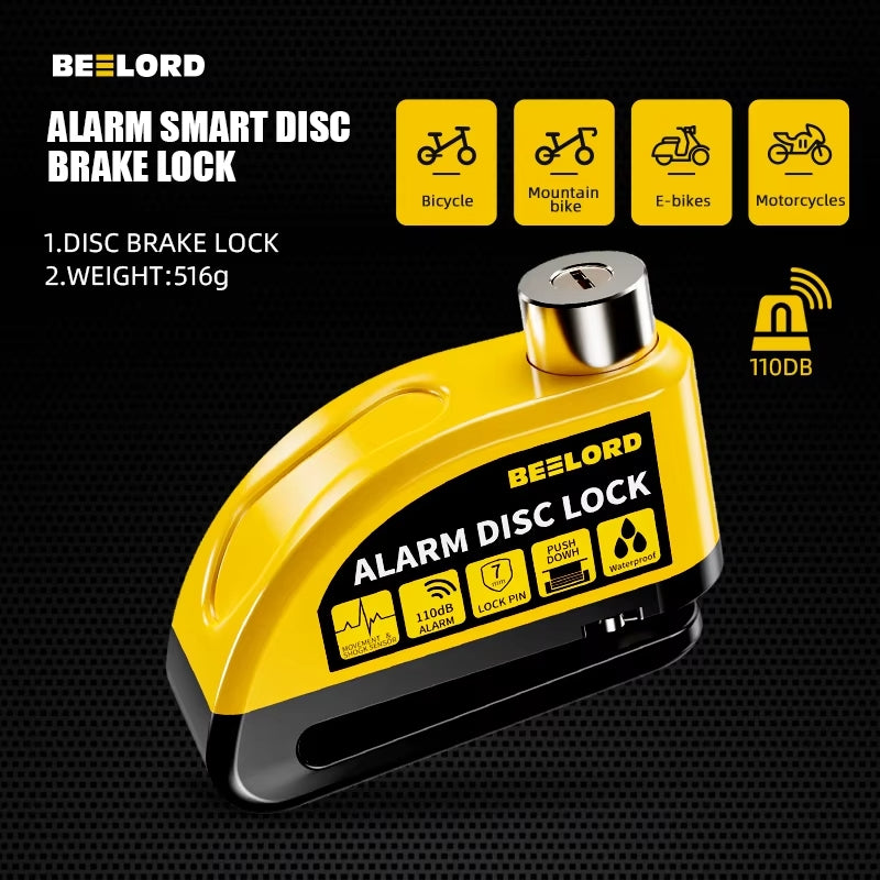Disc Brake Alarm Lock