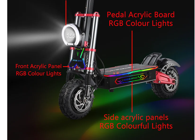 Original pedal side light for Boyueda E-scooters