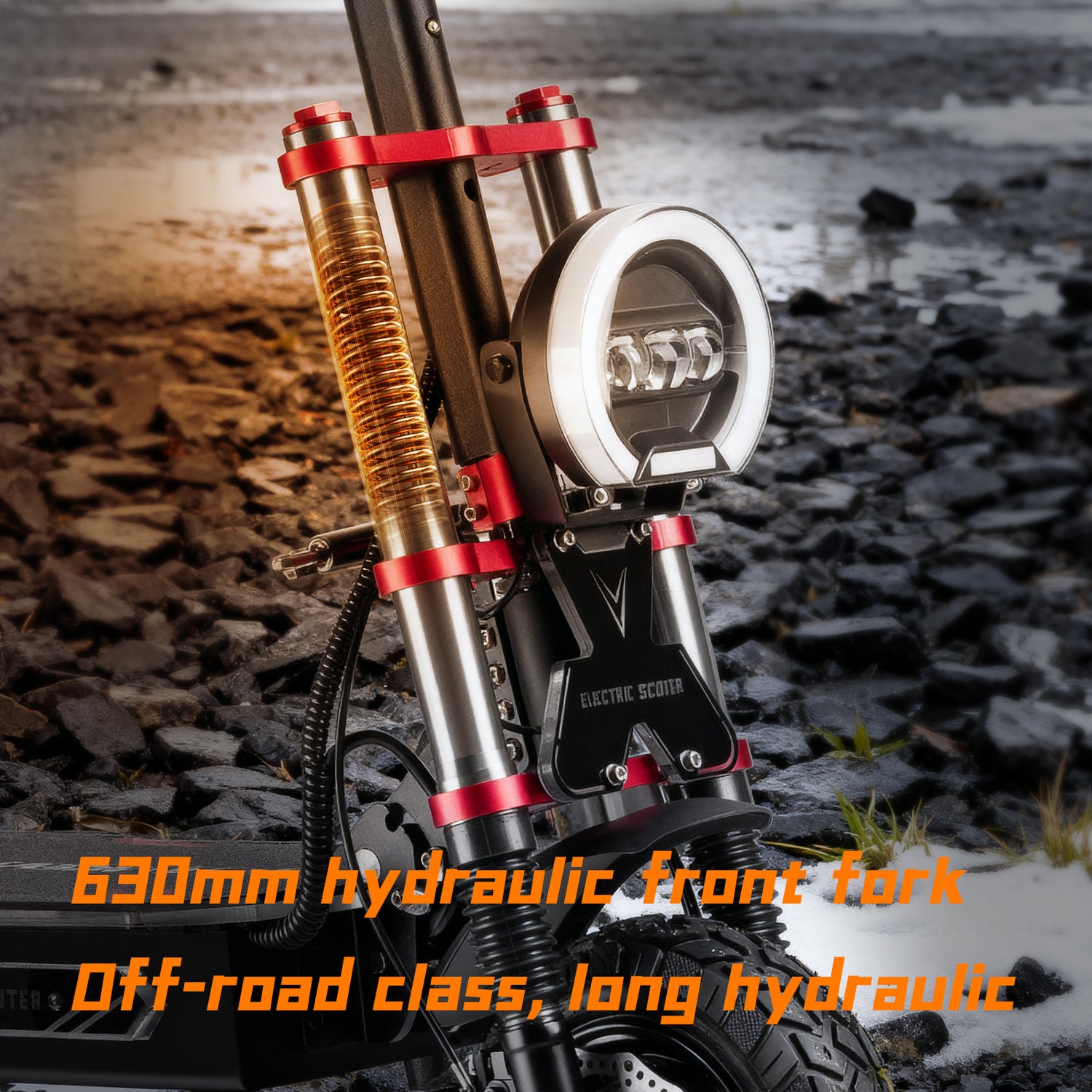 Hydraulic Front + Rear Suspension