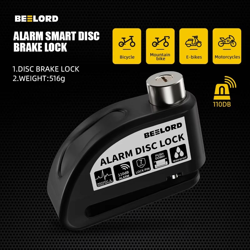 Disc Brake Alarm Lock